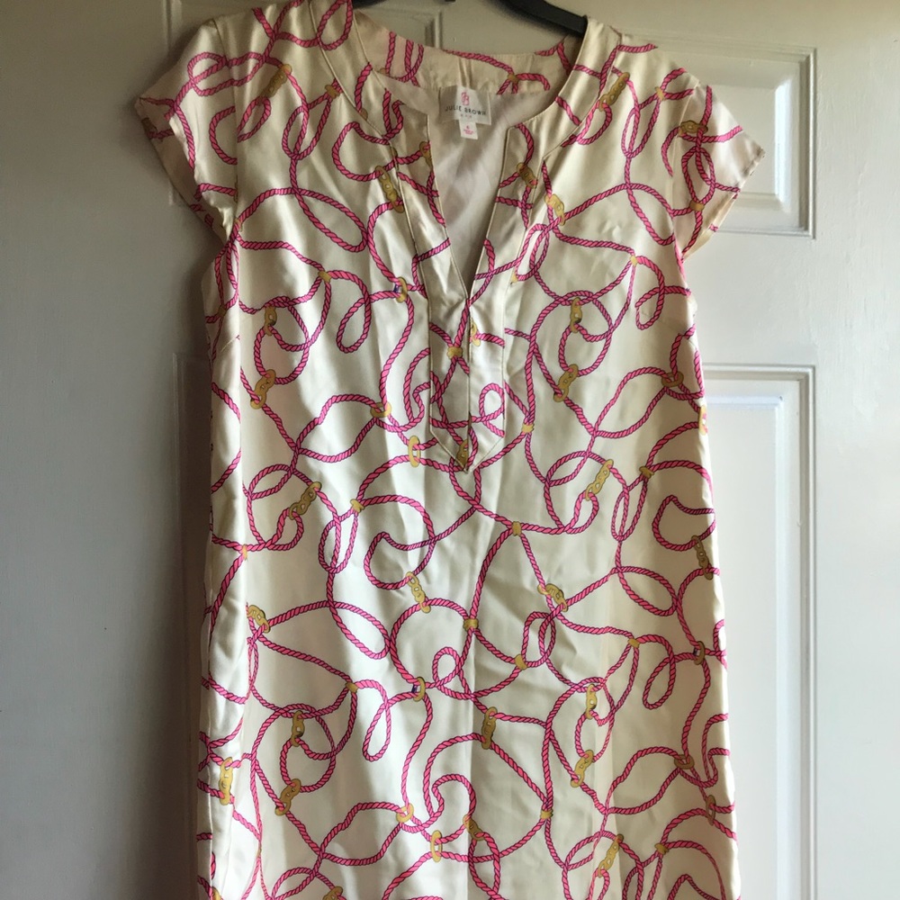Julie Brown  silk shift  dress